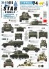 Star Decals 35-C1416 Cyprus 74 1. Turkish invasion of Cyprus in 1974. Turkish and Greek Cypriot AFVs. M47, M48A1, M113A1, M106A1, T-34/85, BTR-152, Marmon-Herrington Mk IVF 1/35